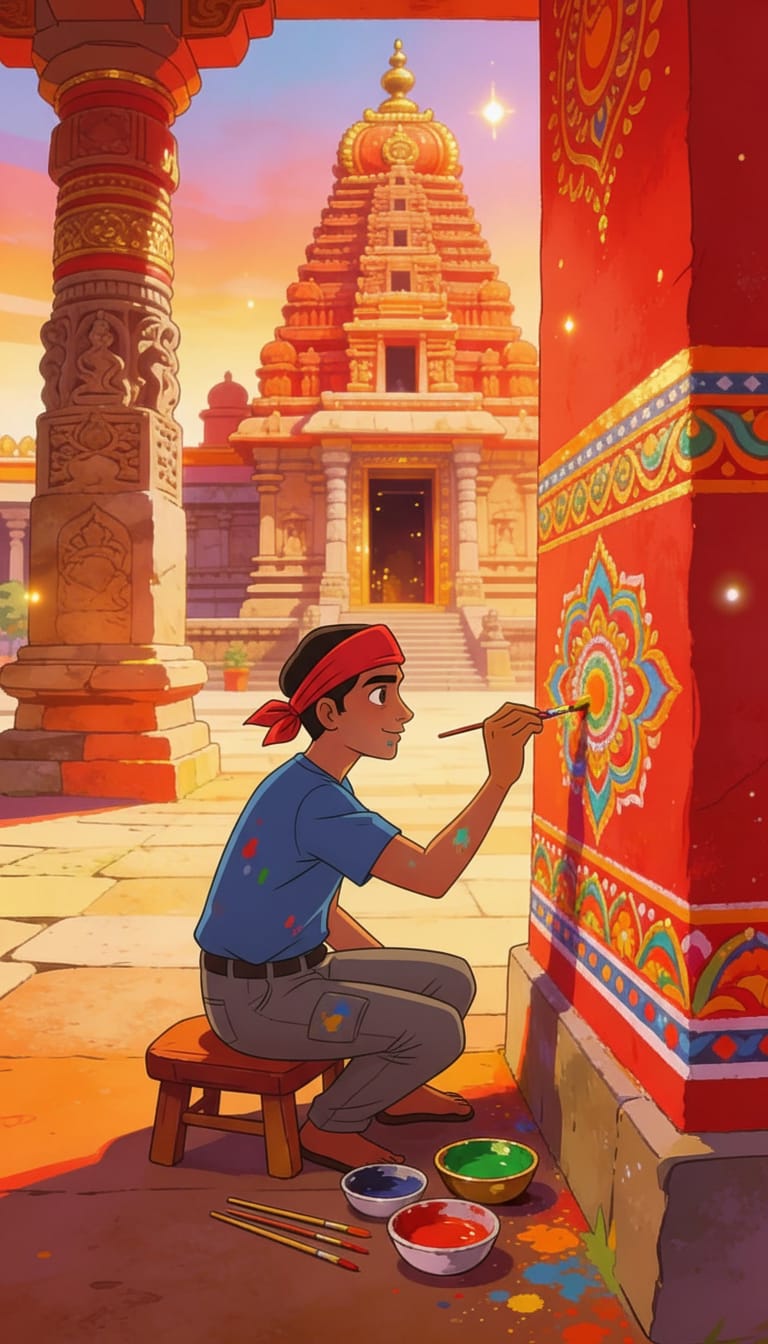 Painting work sample